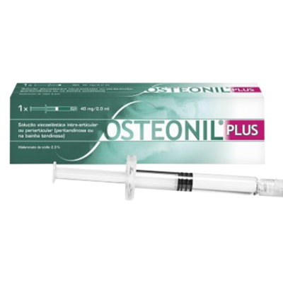 OSTEONIL PLUS
Hialuronato de Sódio 
2% + Manitol